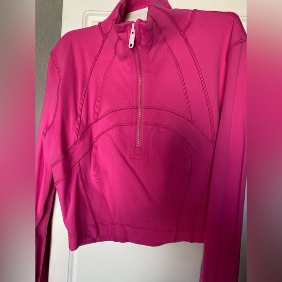 Define cropped half zip Luon - Picture 2 of 4